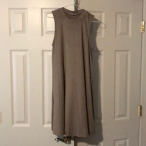 Faux Suede Dress
